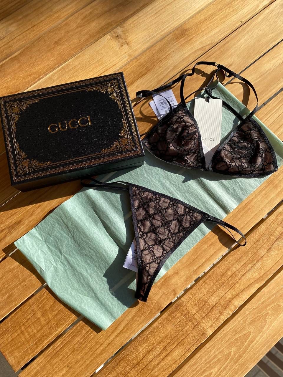 Комплект нижнего белья Gucci смотреть фото