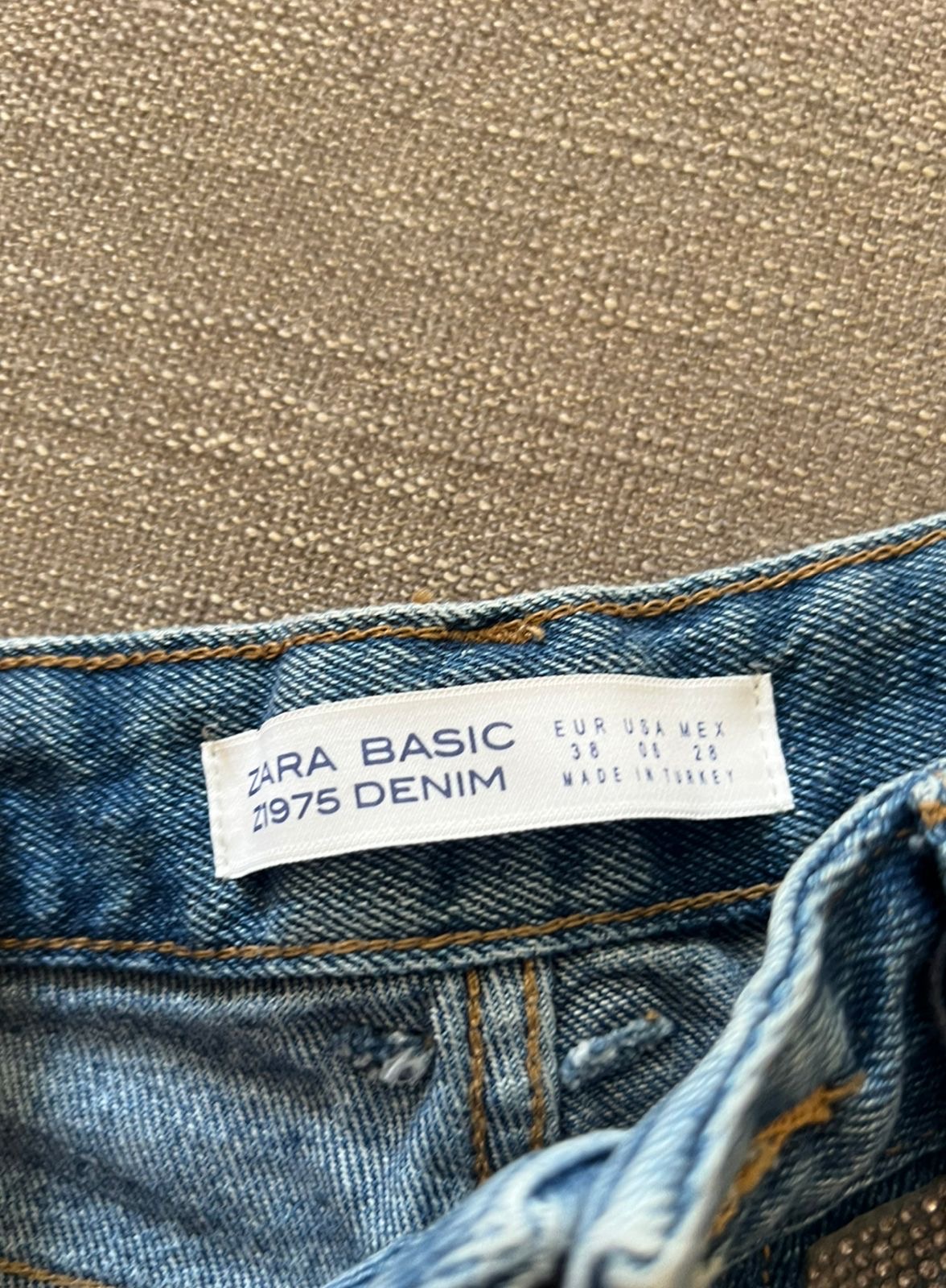Джинсовые шорты Zara смотреть фото