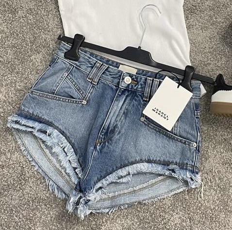 Джинсовые шорты Isabel Marant смотреть фото