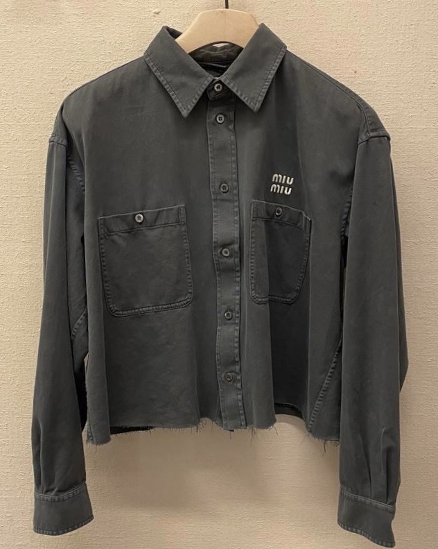 Джинсовая рубашка Miu Miu смотреть фото