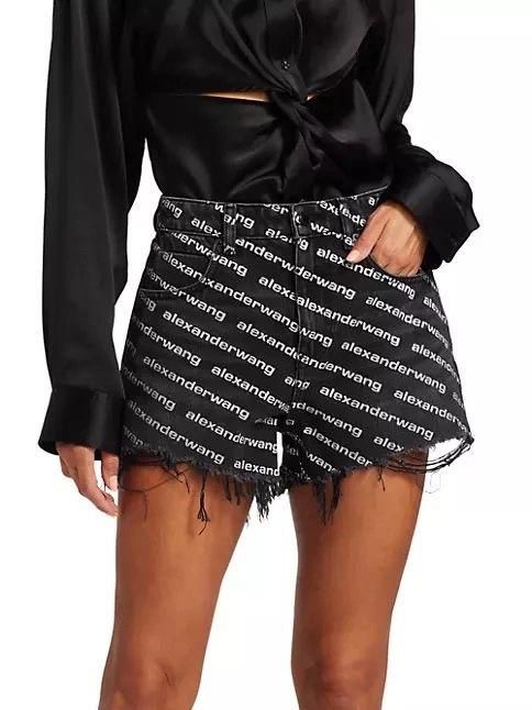 Джинсовые шорты Alexander Wang смотреть фото