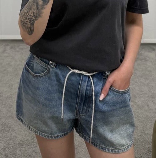 Джинсовые шорты Alexander Wang смотреть фото