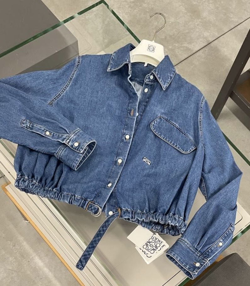 Джинсовый жакет-куртка Loewe смотреть фото