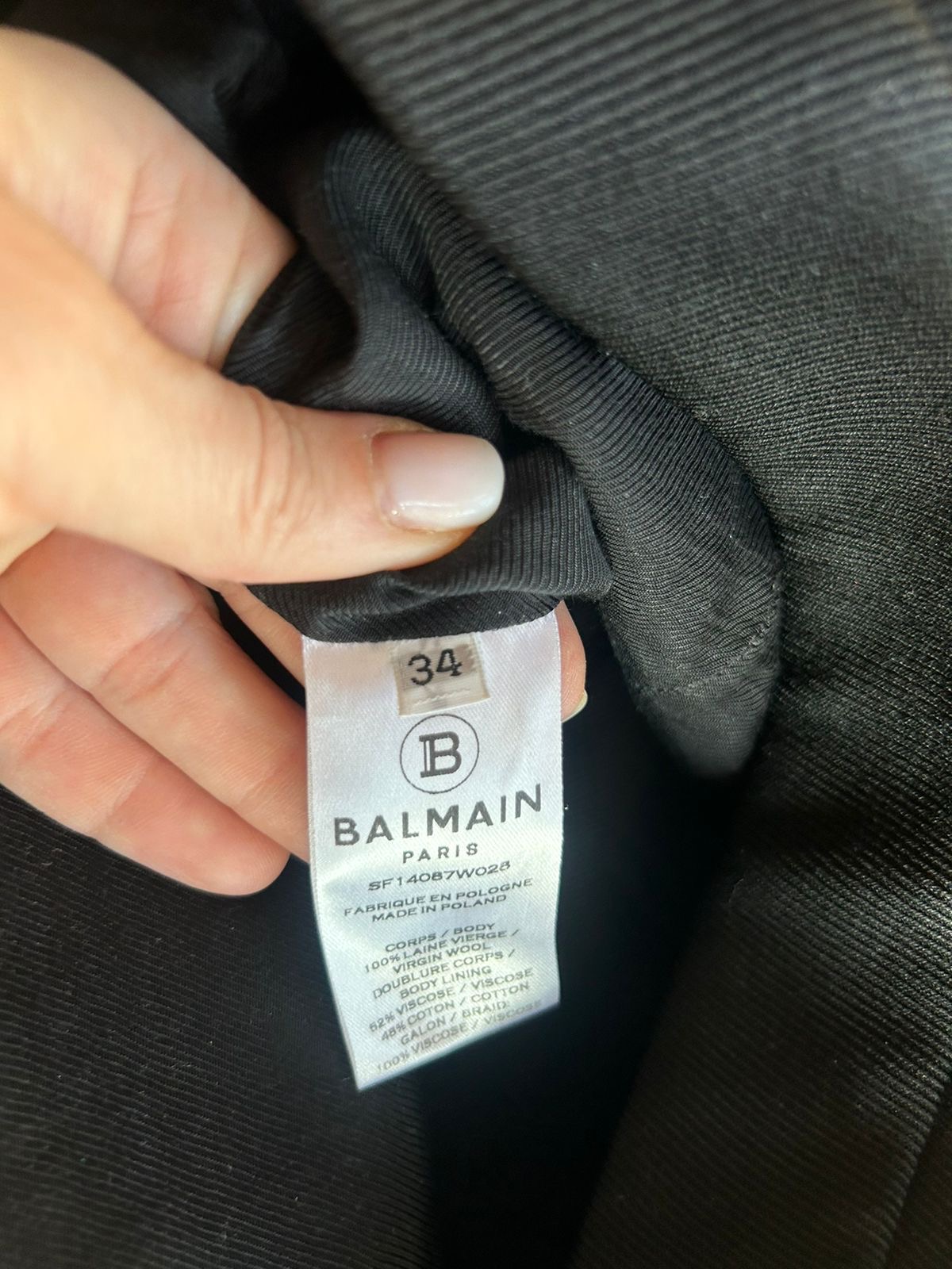 Юбка Balmain смотреть фото