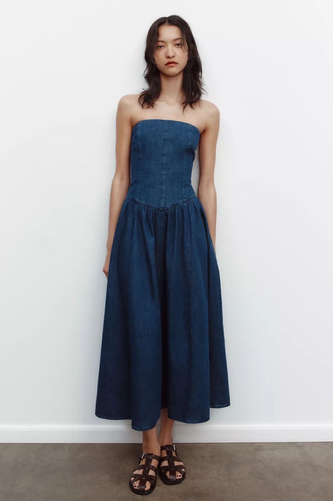 Джинсовое платье Zara смотреть фото