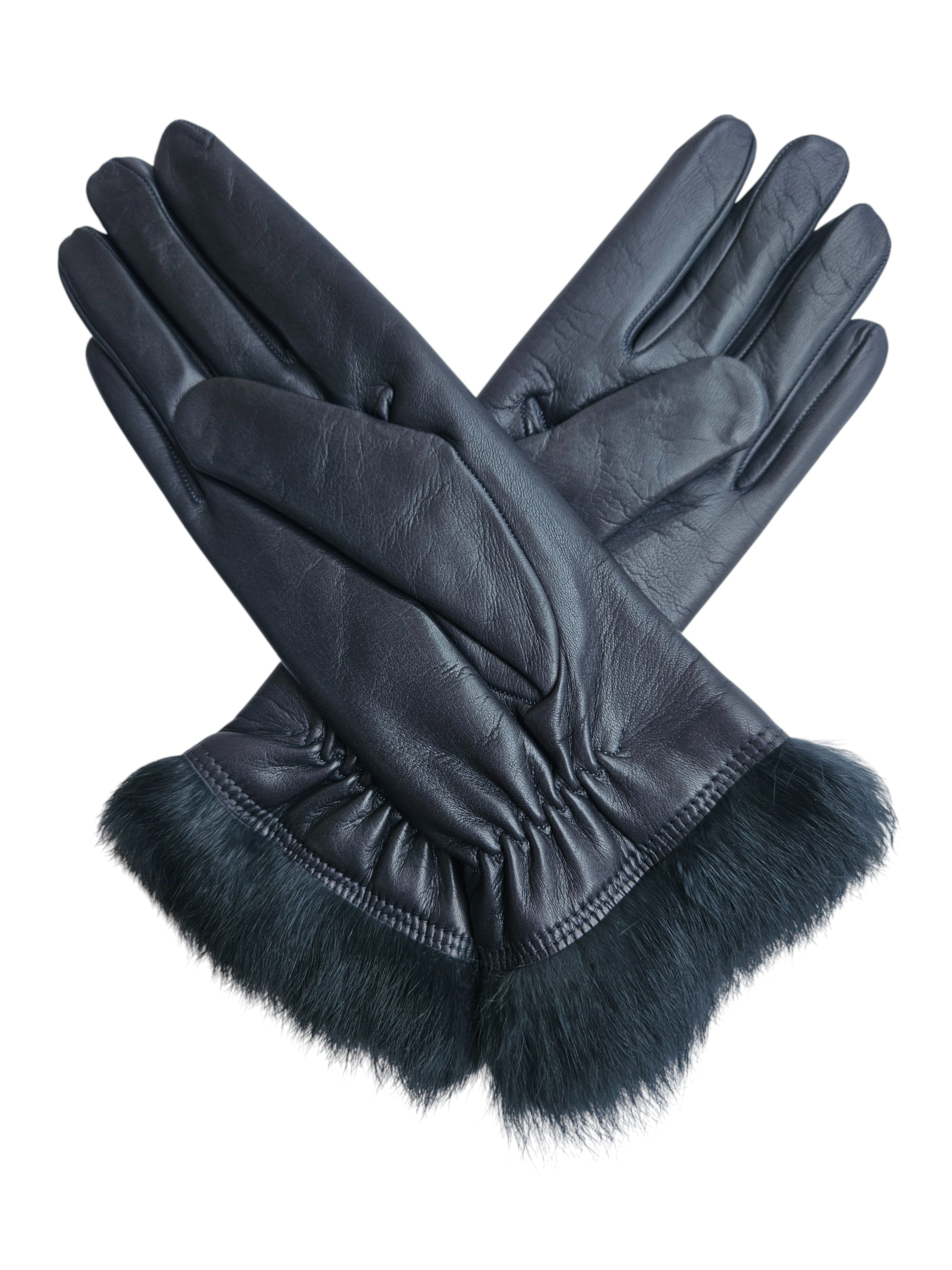 Кожаные перчатки на меху смотреть фото