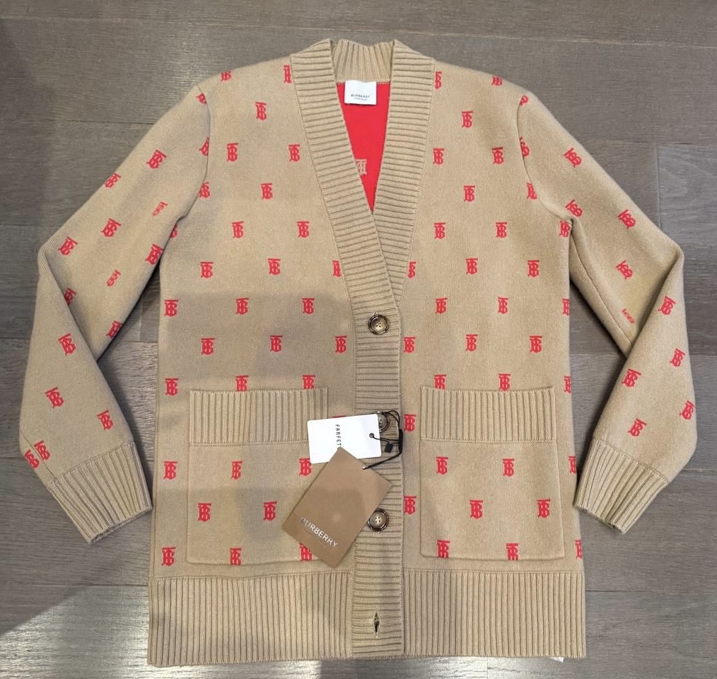 Кардиган Burberry смотреть фото