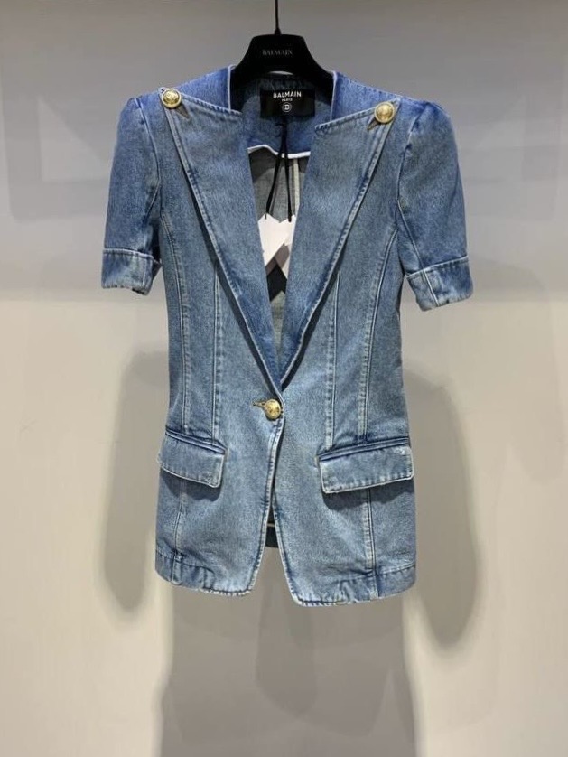 Джинсовый жакет Balmain смотреть фото