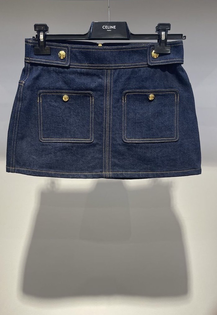 Джинсовая юбка Celine смотреть фото