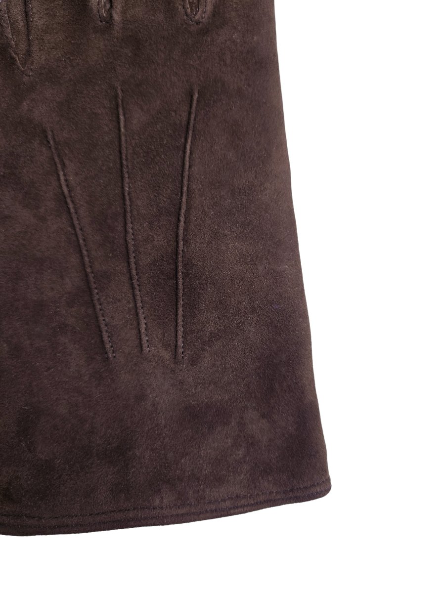 Перчатки из замши смотреть фото