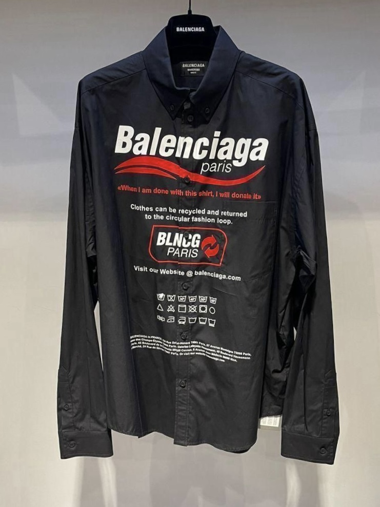 Рубашка Balenciaga смотреть фото