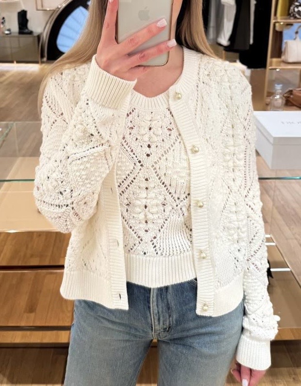 Кардиган и топ Christian Dior смотреть фото