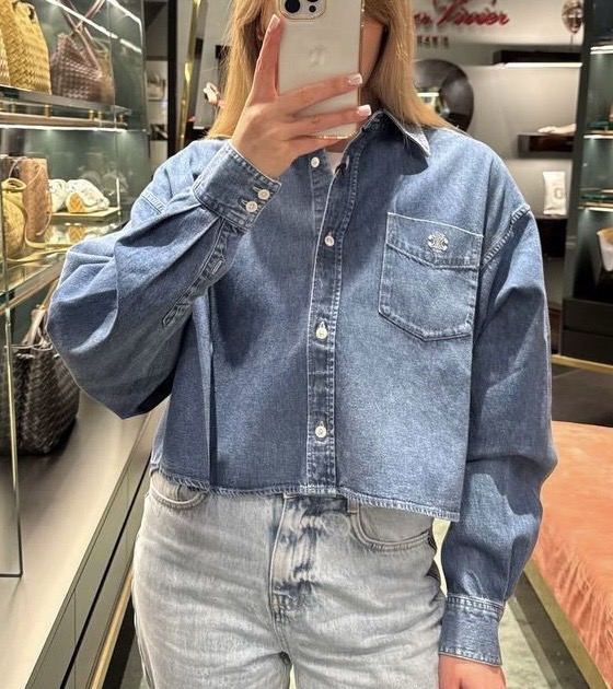 Джинсовая рубашка Celine смотреть фото