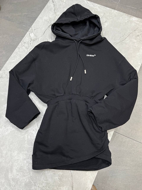 Off-white Платье-худи
