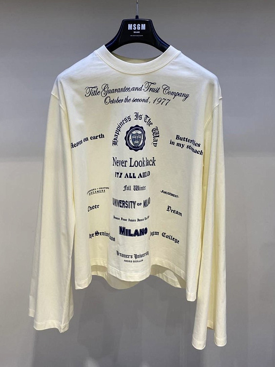 MSGM Лонгслив