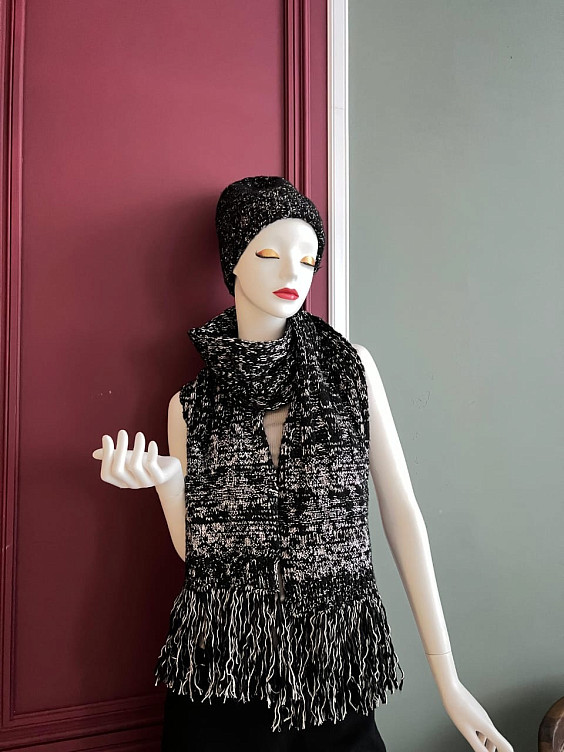 Chanel Шарф и шапка