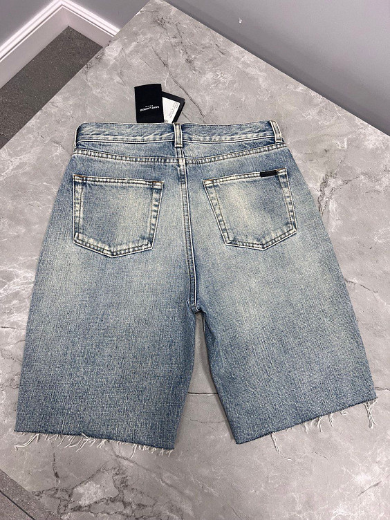 Saint Laurent Джинсовые шорты