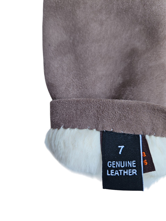 Sermoneta Gloves Замшевые перчатки на меху