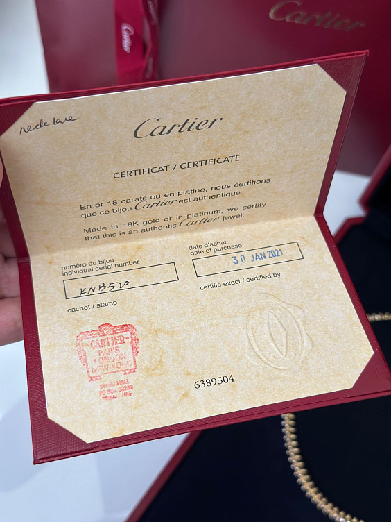 Cartier Колье 