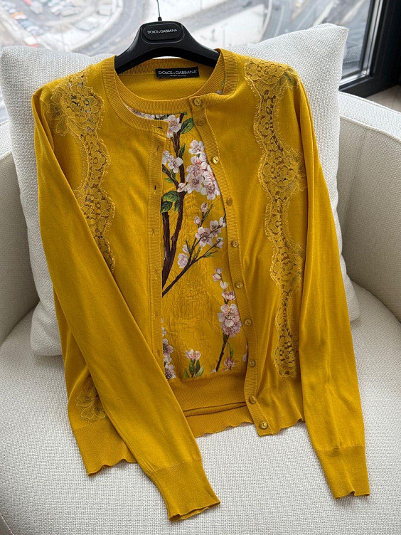 Dolce & Gabbana Топ и кардиган