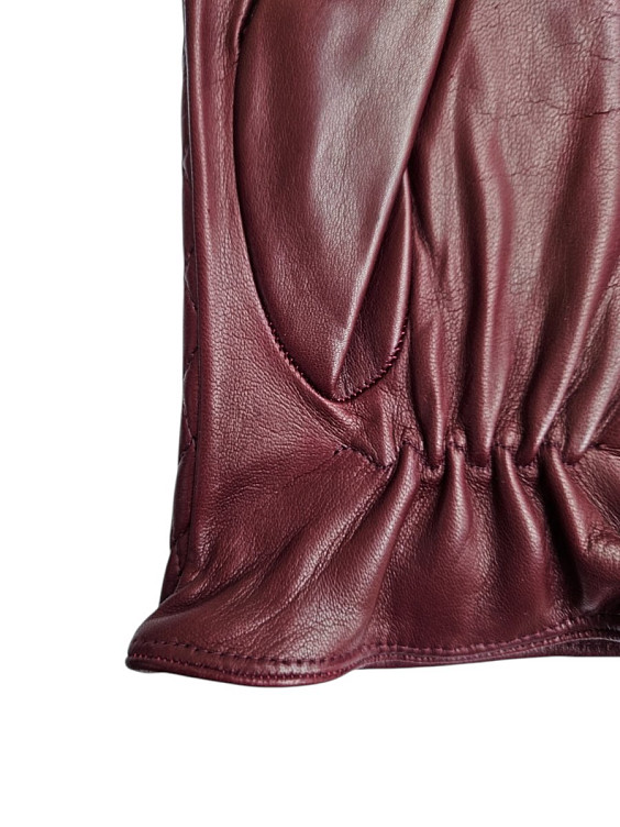 Sermoneta Gloves Бордовые перчатки