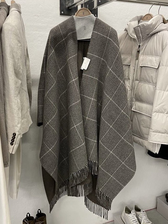 Brunello Cucinelli Пончо