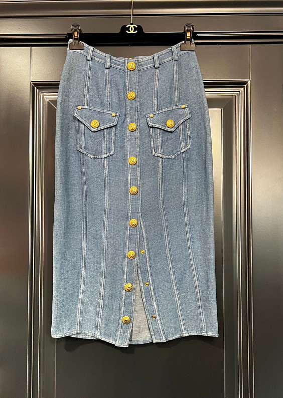 Balmain Джинсовая юбка