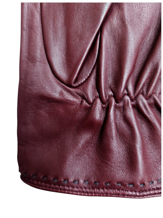 Sermoneta Gloves Бордовые перчатки