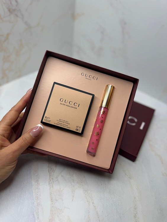 Gucci Хайлайтер и блеск для губ