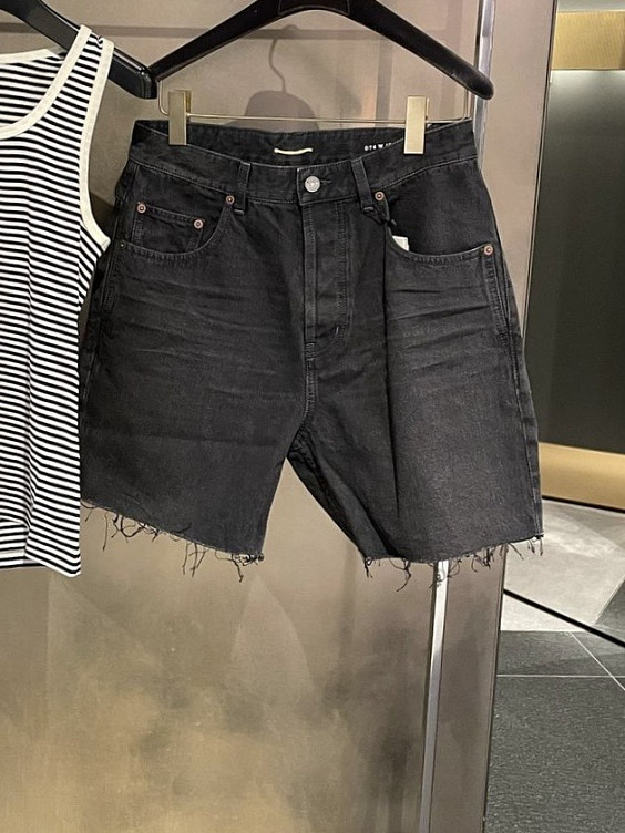 Saint Laurent Джинсовые шорты