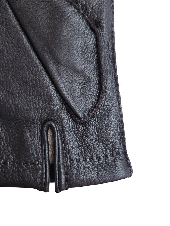 Sermoneta Gloves Мужские темно-коричневые перчатки