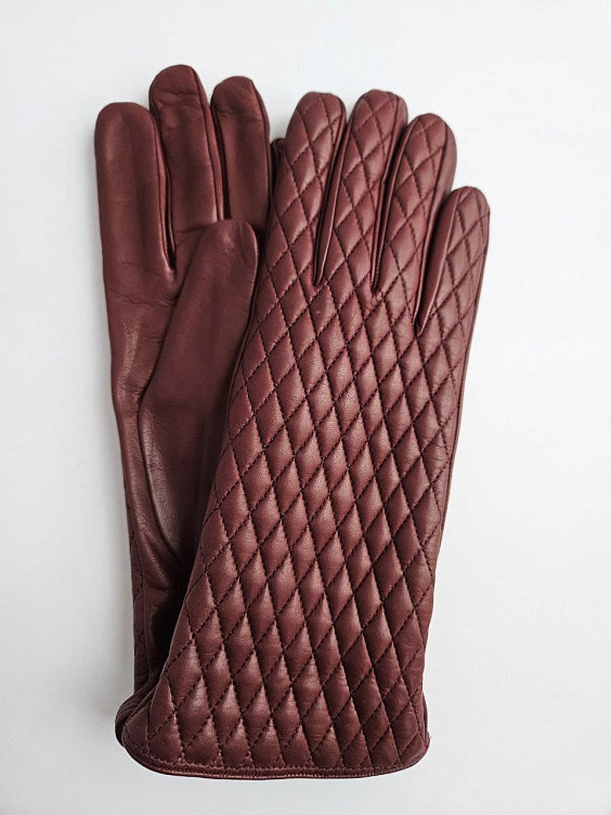 Sermoneta Gloves Бордовые перчатки