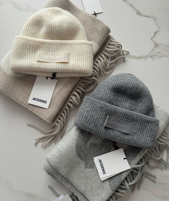 Jacquemus Новый комплект Шарф и Шапка