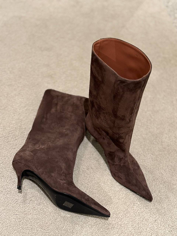 Amina Muaddi Ботильоны