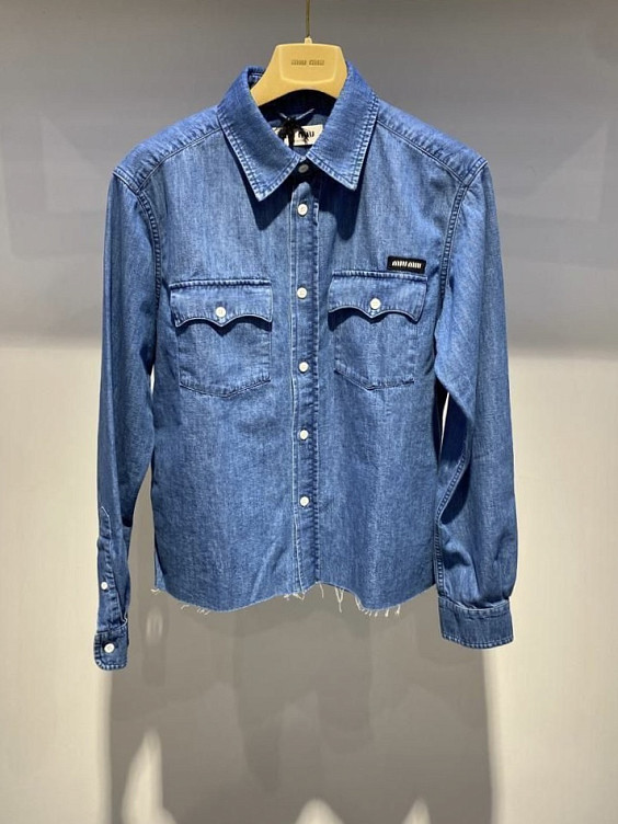 Miu Miu Джинсовая рубашка