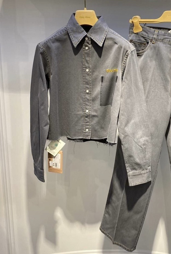 Miu Miu Джинсовая рубашка