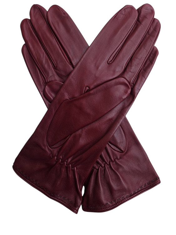 Sermoneta Gloves Бордовые перчатки