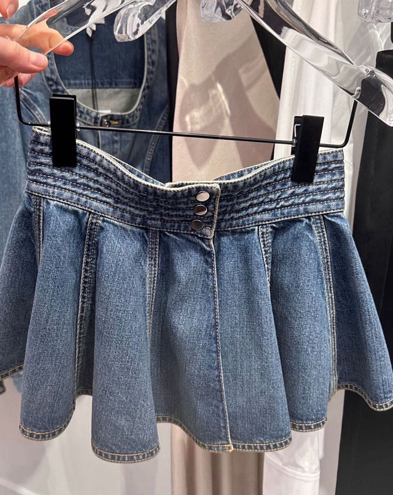 ALAÏA Джинсовая юбка