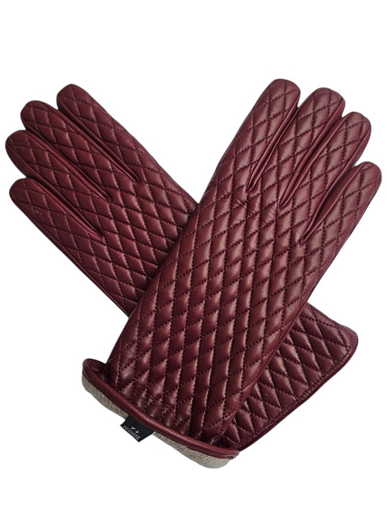 Sermoneta Gloves Бордовые перчатки