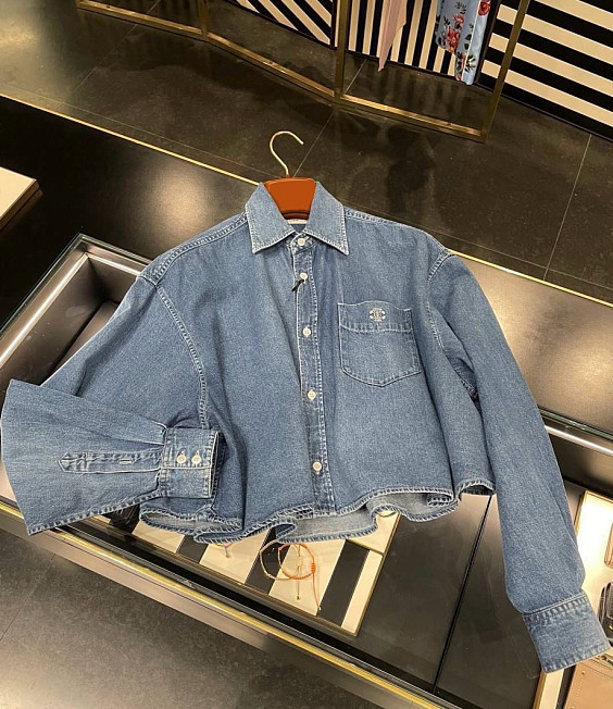 Celine Джинсовая рубашка
