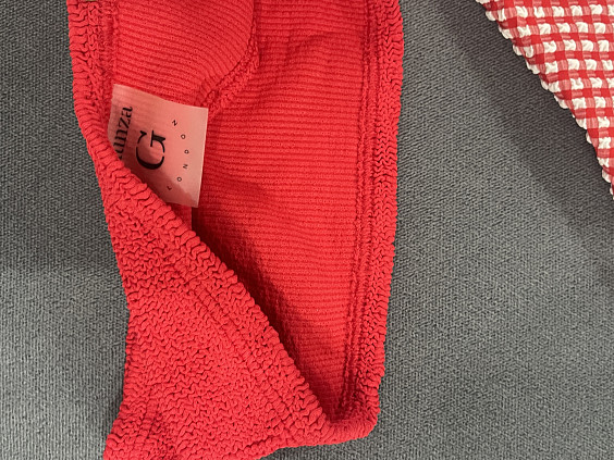 Hunza G Новый комплект купальник и юбка