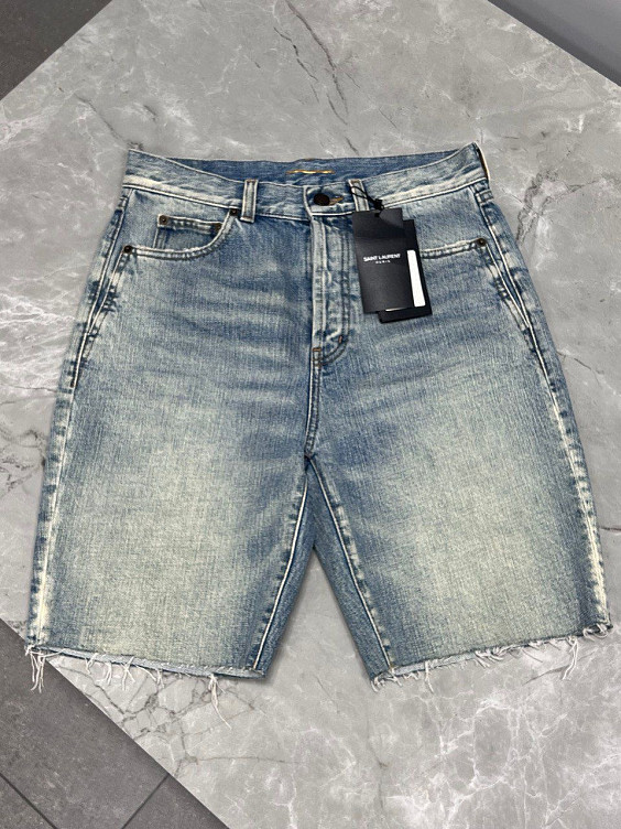 Saint Laurent Джинсовые шорты