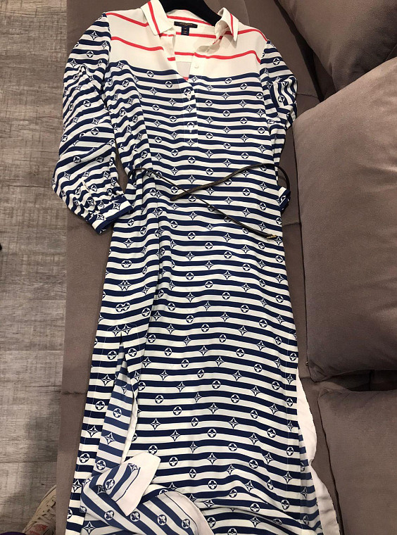 Louis Vuitton Платье-рубашка