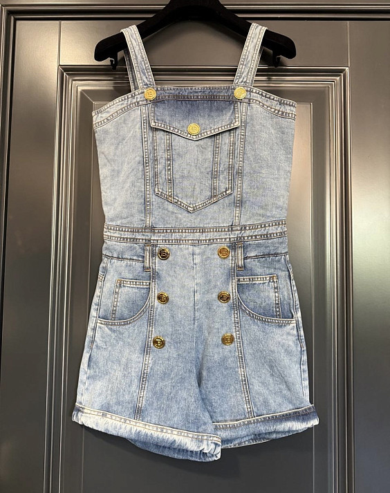 Balmain Джинсовый комбинезон